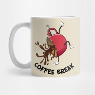 Coffee Addict Brake Dancer Mug